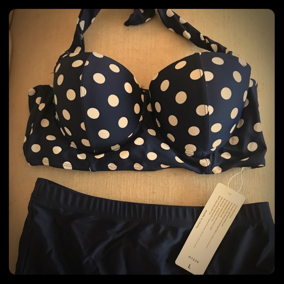 NWT MORNING Lavendar High Waisted bikini - Picture 2 of 5